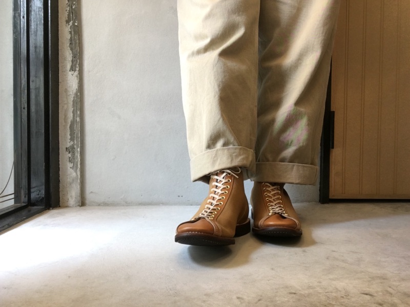 CLINCH Boots & Shoes ”MAST TRAINER” made for Arcadia Kyoto BROWN