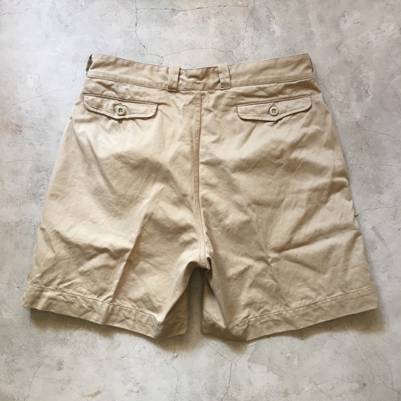 N.O.S. 1950's~1960's “FRENCH ARMY CHINO SHORTS” | SIGNAL GARMENTS