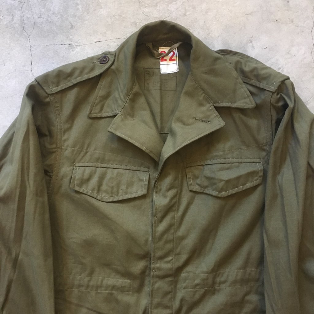 N.O.S. 1960's FRENCH ARMY “M-47 JACKET” SIZE22 | SIGNAL 