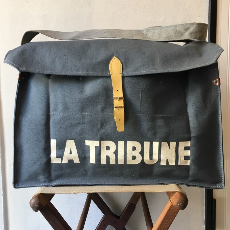 N.O.S. 1980's ”La Tribune” French Newspaper Bag | SIGNAL GARMENTS