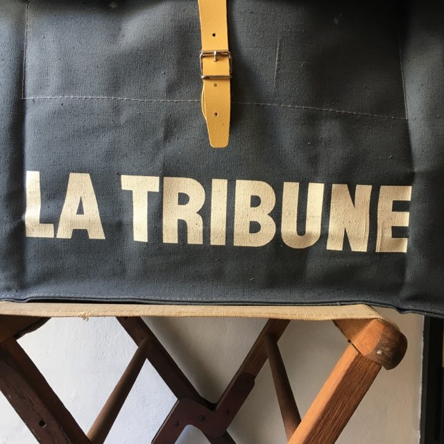 N.O.S. 1980's ”La Tribune” French Newspaper Bag | SIGNAL GARMENTS