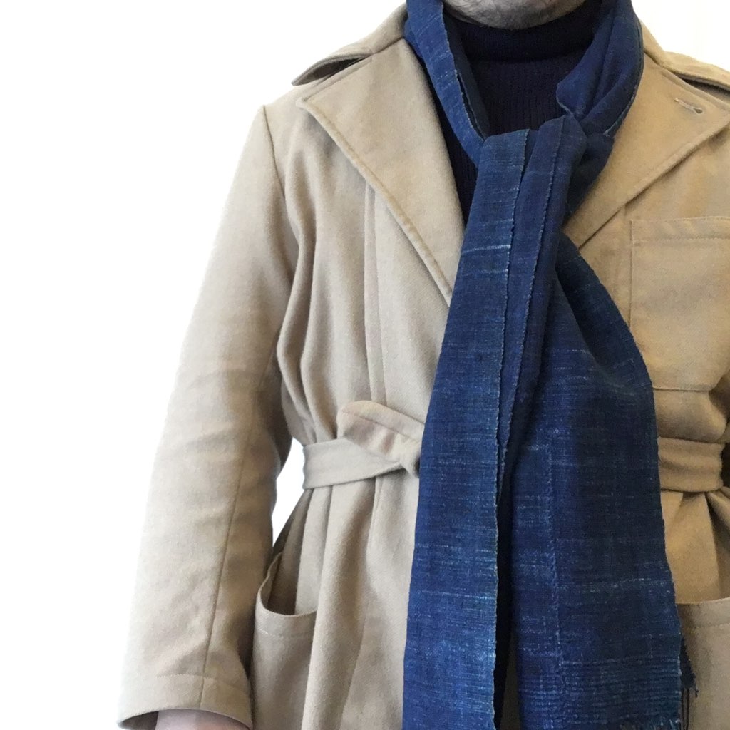 Vintage “African Indigo Stole” A | SIGNAL GARMENTS