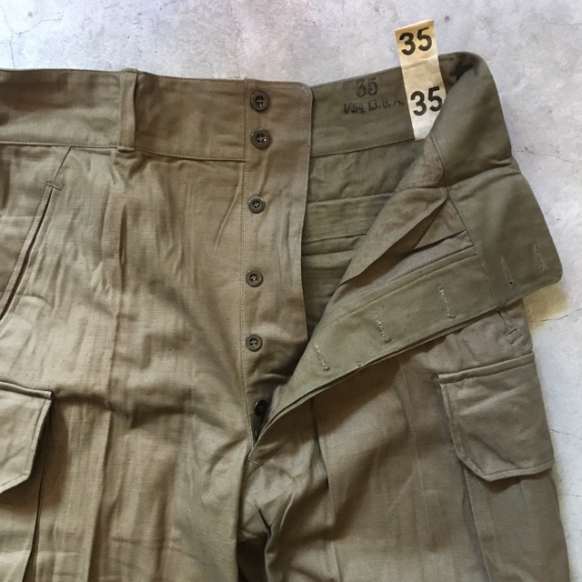 N.O.S. 1950's French Army ”M-47 Cargo BROWN” 前期 SIZE 35 | SIGNAL ...