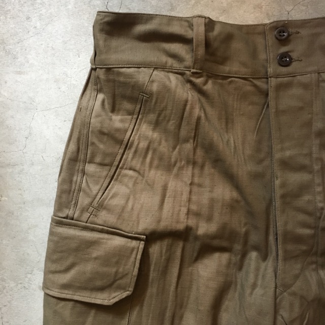 N.O.S. 1950's French Army ”M-47 Cargo BROWN” 前期 SIZE 35 | SIGNAL 