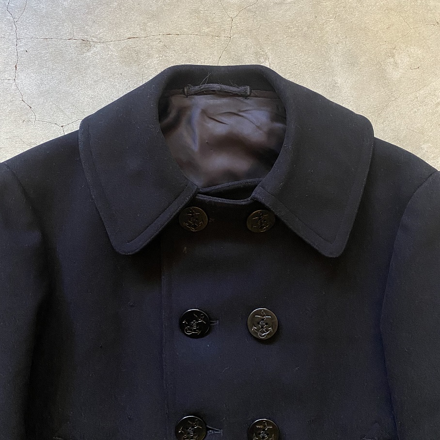 1940's VINTAGE U.S.NAVY ”10 Button Wool Pea Coat” | SIGNAL GARMENTS