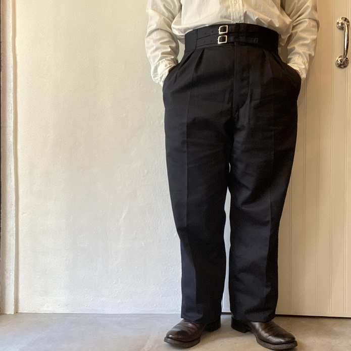 LENO ”DOUBLE BELTED GURKHA TROUSERS” 【HOMME】 | SIGNAL GARMENTS