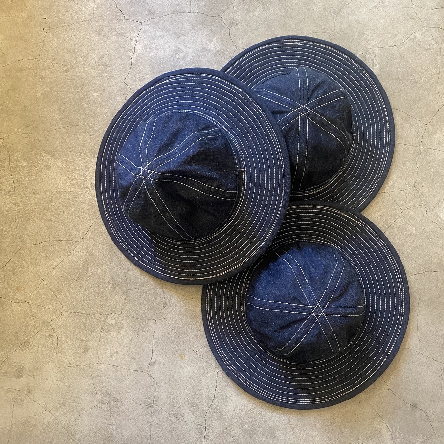 SIGNAL GARMENTS ORIGINAL “1940's STYLE DENIM HAT” INDIGO | SIGNAL