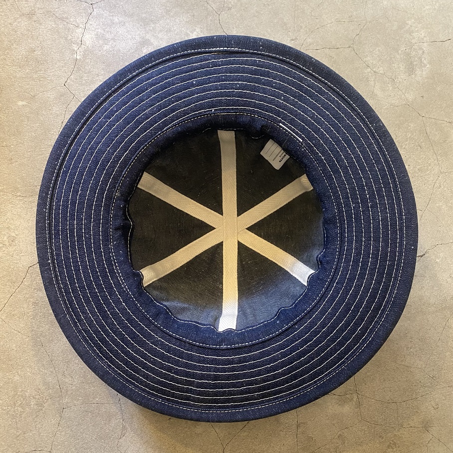 SIGNAL GARMENTS ORIGINAL “1940's STYLE DENIM HAT” INDIGO | SIGNAL