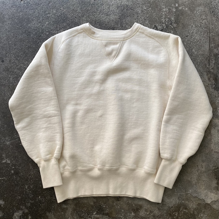 FULL BACK ”1940's STYLE Freedom Sleeve Sweat” NATURAL | SIGNAL