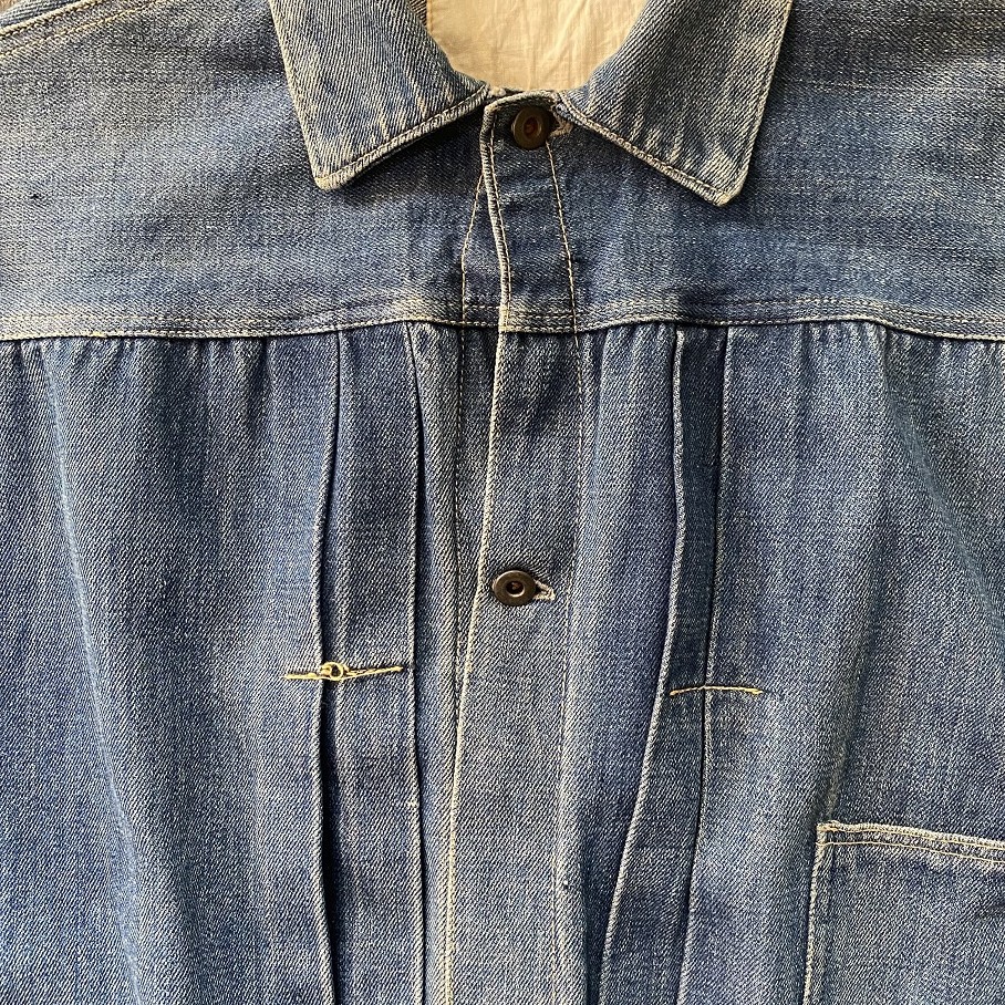 SIGNAL GARMENTS ORIGINAL “1900's Early Style Denim Jacket” BLUE