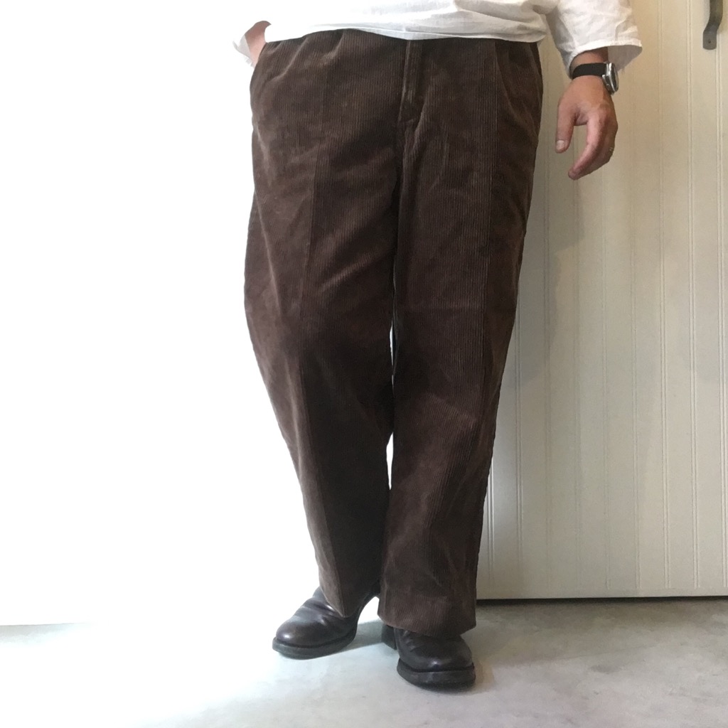 LENO ”Corduroy Trousers” BROWN | SIGNAL GARMENTS