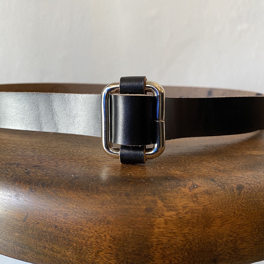 BAA×HORWEEN CHROMEXCEL LEATHER ”SQUARE RING BELT” | SIGNAL GARMENTS